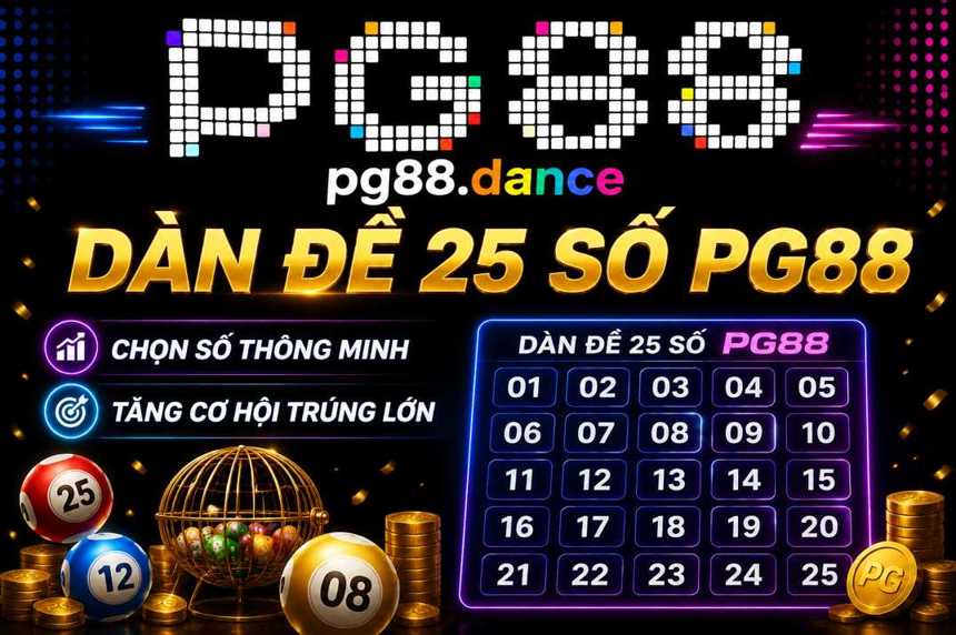 Dàn đề 25 số PG88 giúp người chơi mở rộng phạm vi lựa chọn và tăng trải nghiệm theo dõi kết quả mỗi ngày