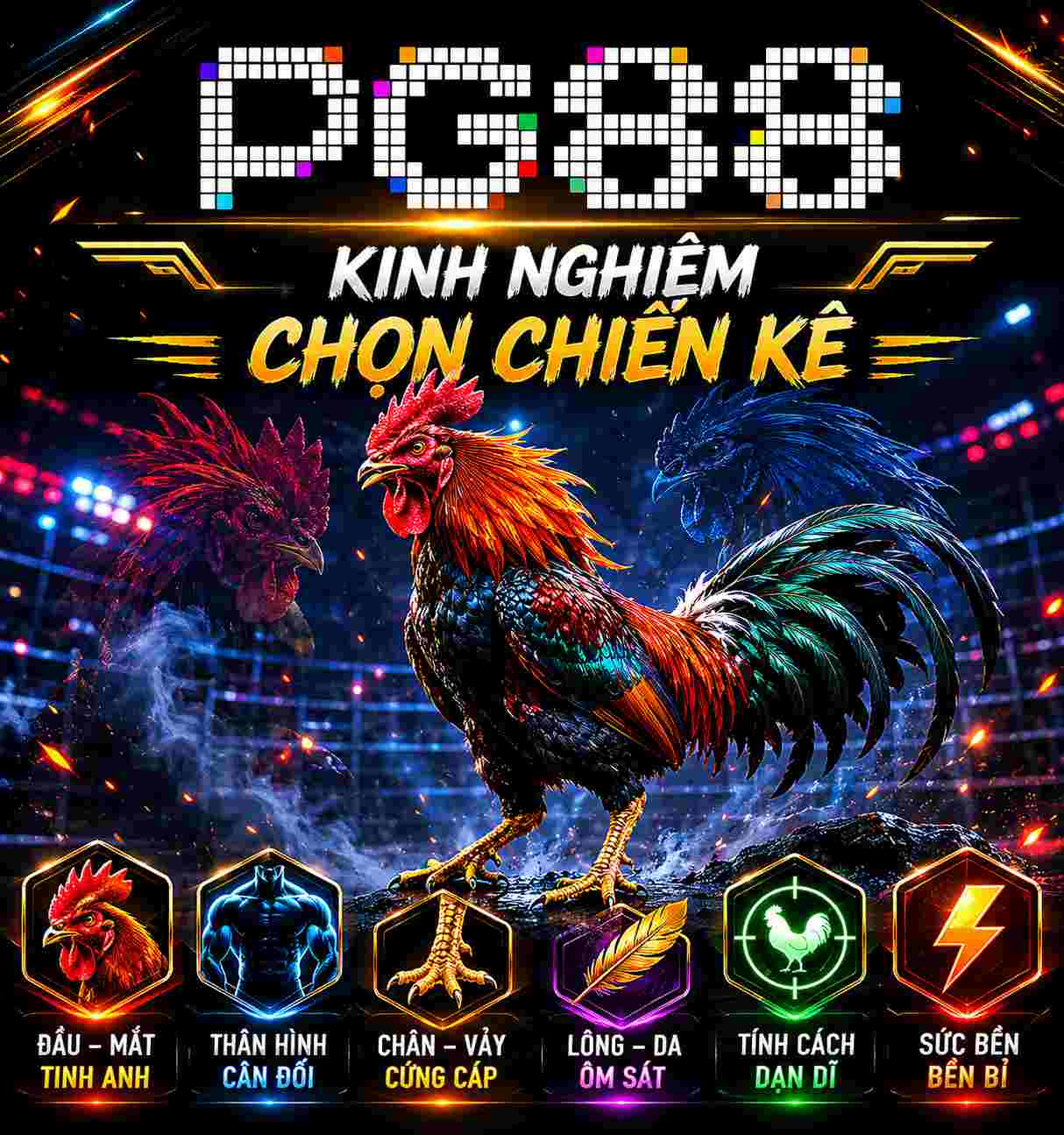 Kinh nghiệm chọn chiến kê PG88
